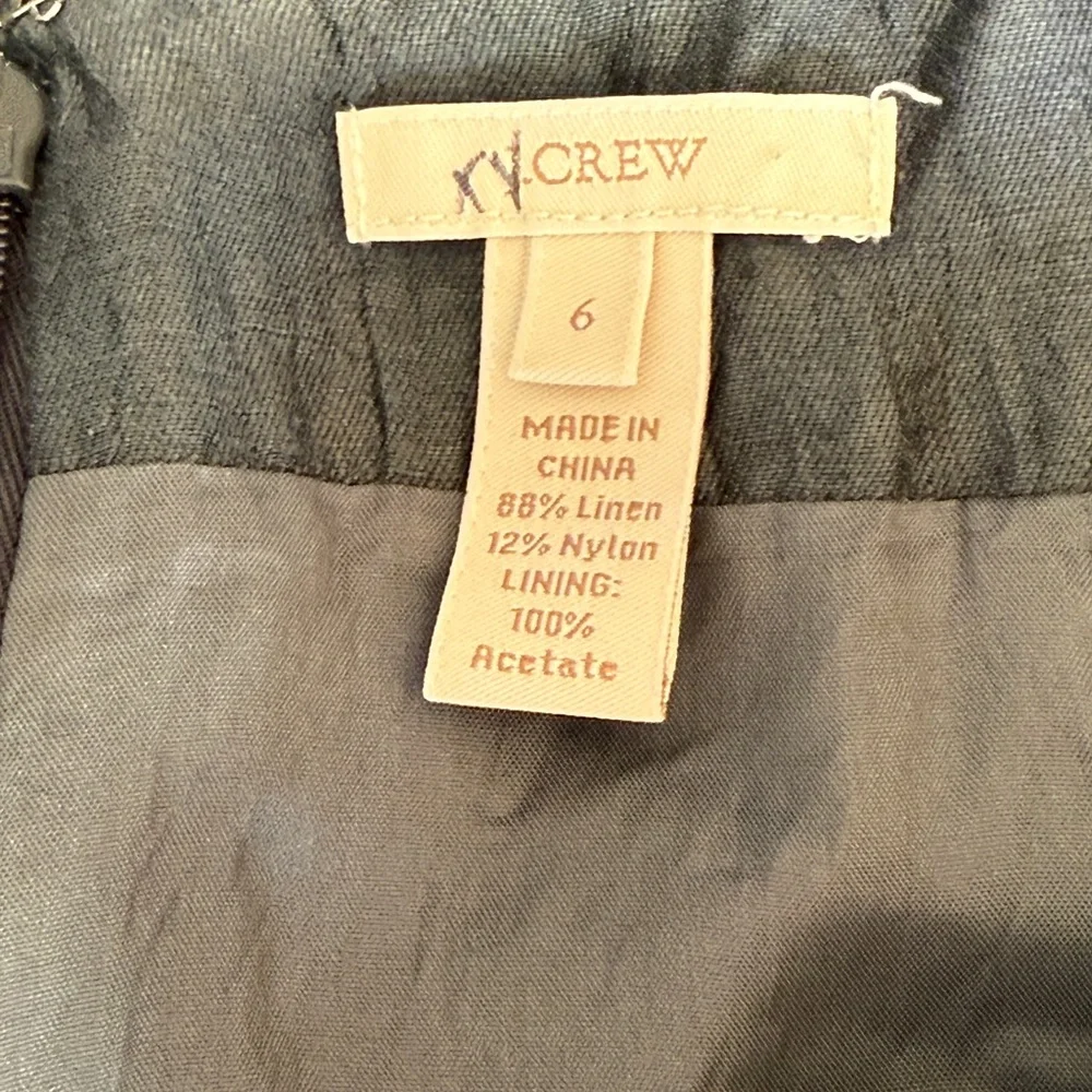 J. Crew crew linen